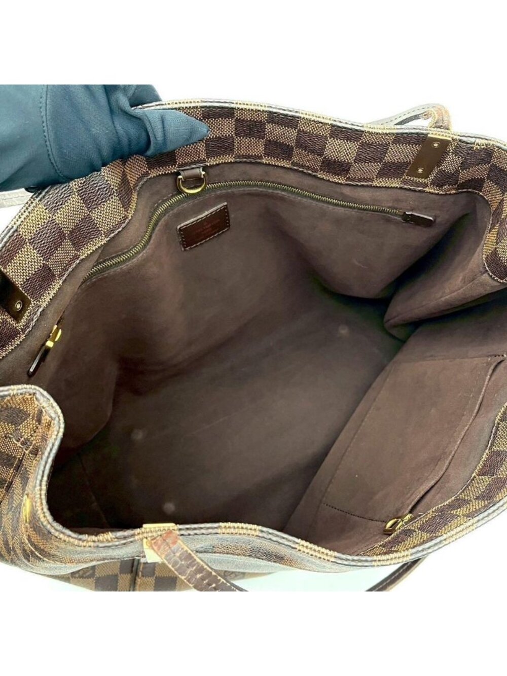 ★SOLD★ Louis Vuitton Damier Ebene Marribbon GM Tote - Picture 3 of 10